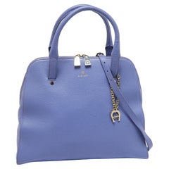 Cartera de piel con cremallera Aigner Lavanda