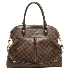 Louis Vuitton - Sac Trevi GM en toile damier ébène