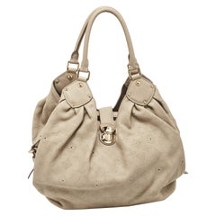 Louis Vuitton Beige Monogram Mahina Leather Surya L Bag