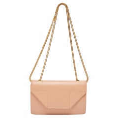 Saint Laurent Peach Leather Betty Flap Bag
