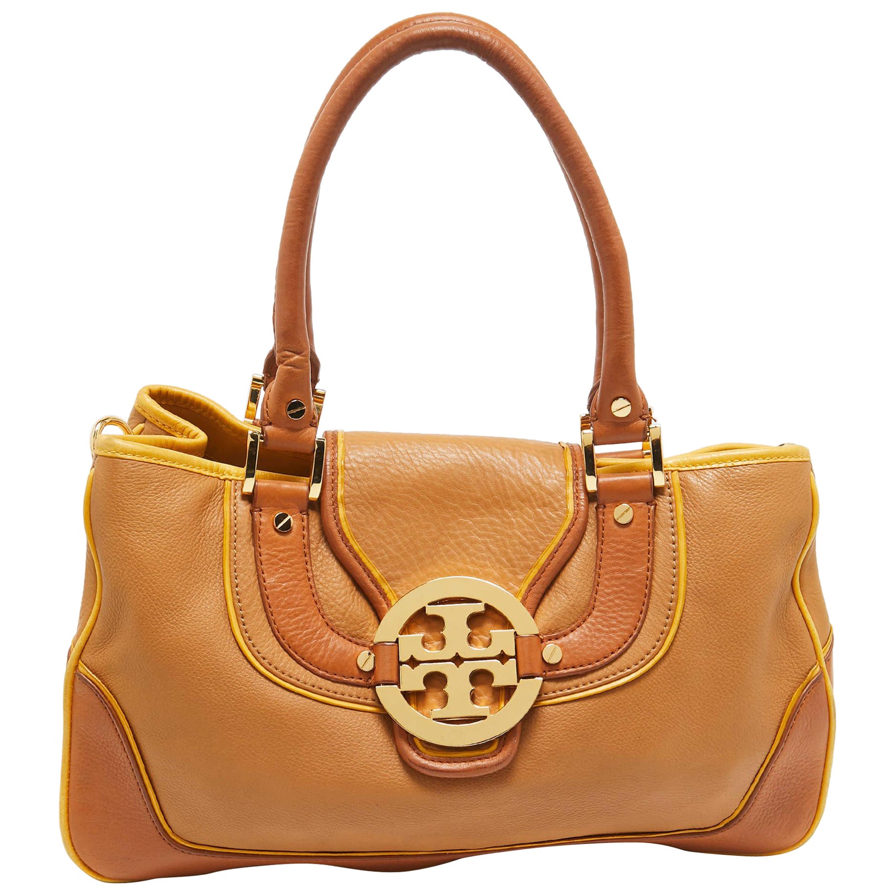 Tory Burch Tricolor Leather Amanda Tote