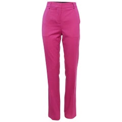 Moschino Jeans M05CHIN0 Pantaloni in gabardina rosa XS