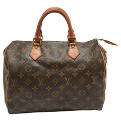 Used Louis Vuitton Monogram Canvas Speedy 30 Bag