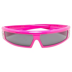 Dolce & Gabbana Rosa/Schwarze DG6181 Schild-Sonnenbrille