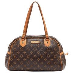 Louis Vuitton Borsa Monogram in tela e pelle Montorgueil PM