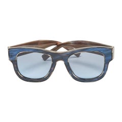 Dolce & Gabbana Blue/Brown DG 4379 Wayfarer Sunglasses