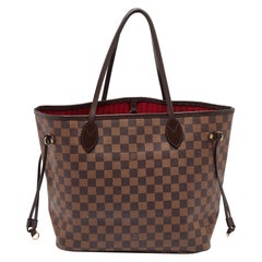 Louis Vuitton Damier Ebene Canvas Neverfull MM Bag