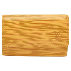 Louis Vuitton Tassil Yellow Epi Leather 6 Key Holder