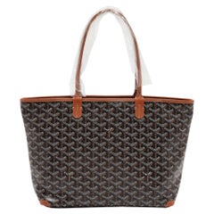 Goyard Brown Goyardine Coated Canvas and Leather Artois PM Tote