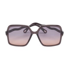 Chloé Grey/Pink Gradient CH0086S Frame Oversized Sunglasses
