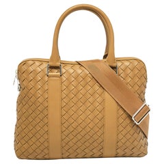 Bottega Veneta - Porte-documents mince en cuir Intrecciato - Tan