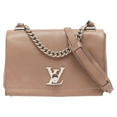 Louis Vuitton Borsa Lockme II BB in pelle beige