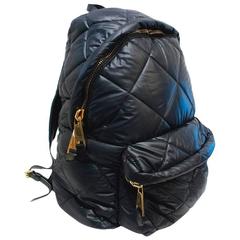 Moschino Black Oversized Quilted Backpack 9