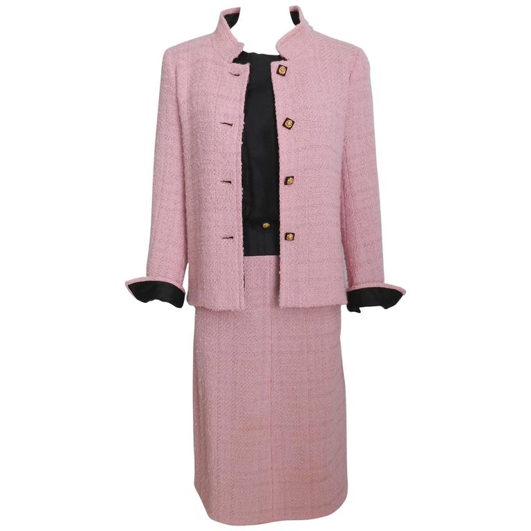 Chanel 1963 Haute Couture Pink Suit - Documented at 1stDibs | pink ...