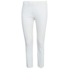 Joseph Weiß Stretch Gabardine Tight Fit Leggings M