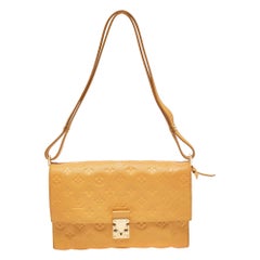 Louis Vuitton Mustard Monogram Empreinte Leather Fascinante Bag