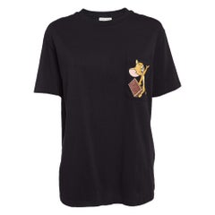 Etro x Tom and Jerry T-Shirt en tricot de coton imprimé noir XS
