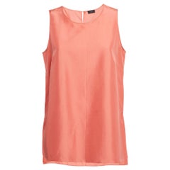 Joseph Top senza maniche in seta rosa L.L.A.