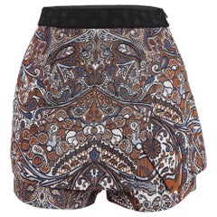 Maje Multicolor Imane Paisley Jacquard Skort M