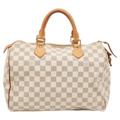 Sac Speedy 30 Louis Vuitton Damier Azure Canvas