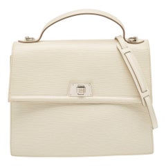 Louis Vuitton Ivory Epi Leather Sevigne GM Bag