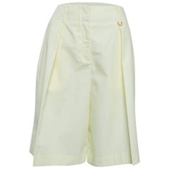 Zimmermann Short plissé en coton jaune L
