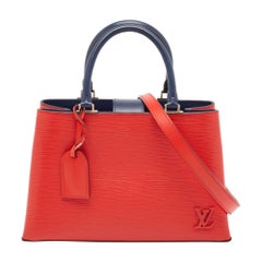 Louis Vuitton Borsa Kleber PM in pelle di Epi rossa