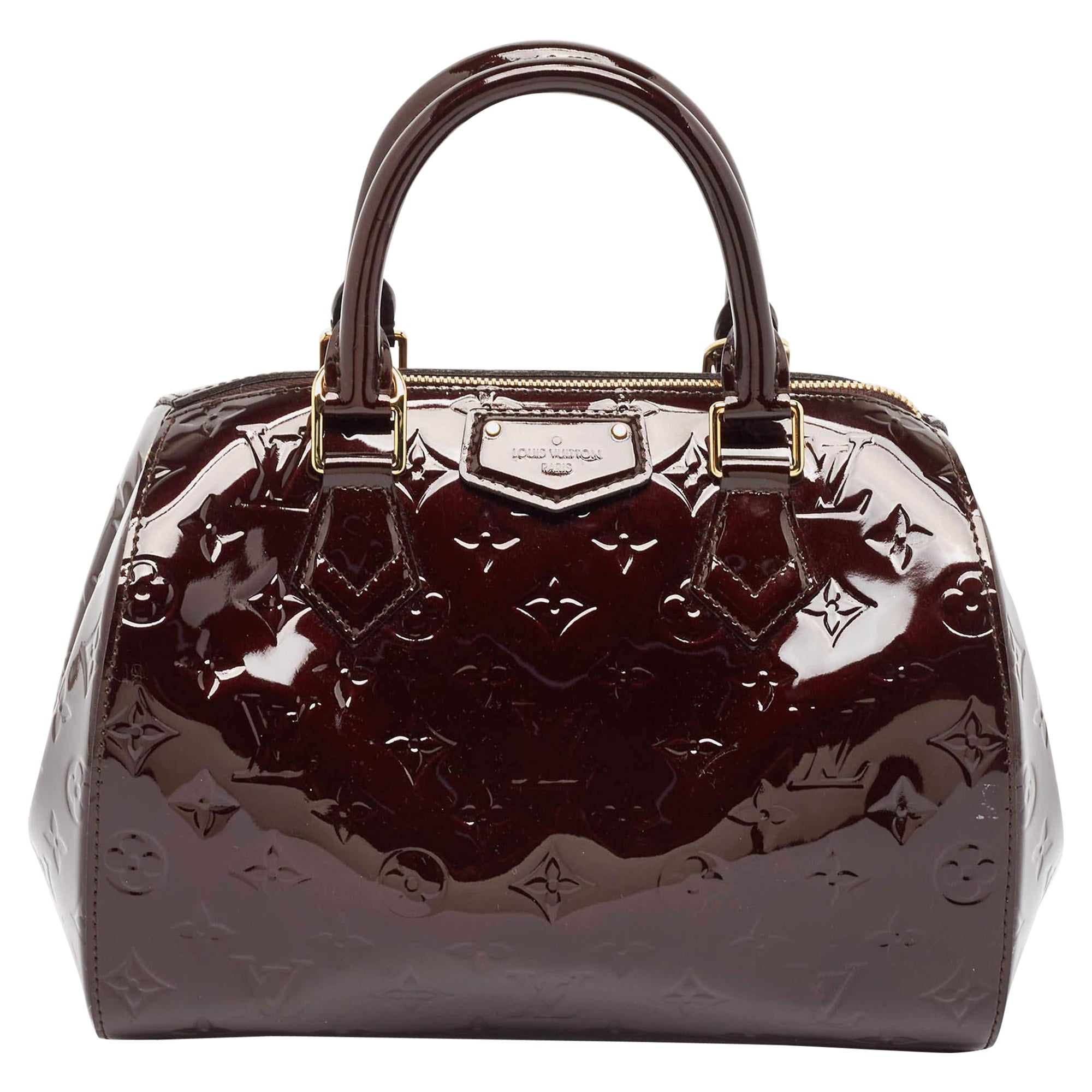 Louis Vuitton Amarante Monogram Vernis Montana Bag For Sale