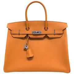 Hermes Birkin Epsom Leather Caramel 35 cm 