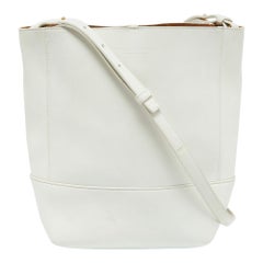 Bottega Veneta White Leather Shoulder Bag