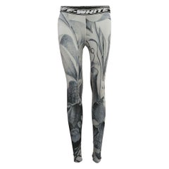 Mallas de punto con estampado botánico Off-White Athleisure Gris S