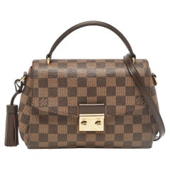 Bolso Louis Vuitton Damier Ebene Canvas Croisette