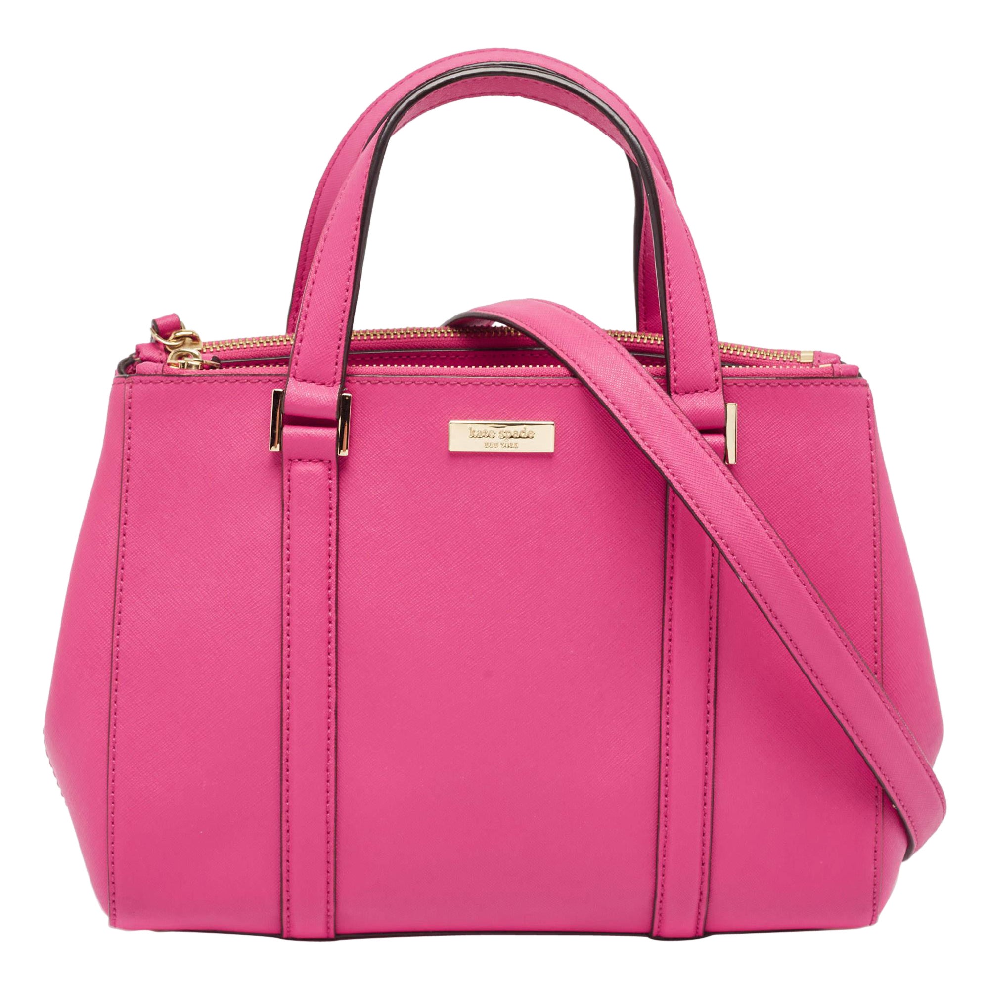 What kind of leather does Kate Spade use?
