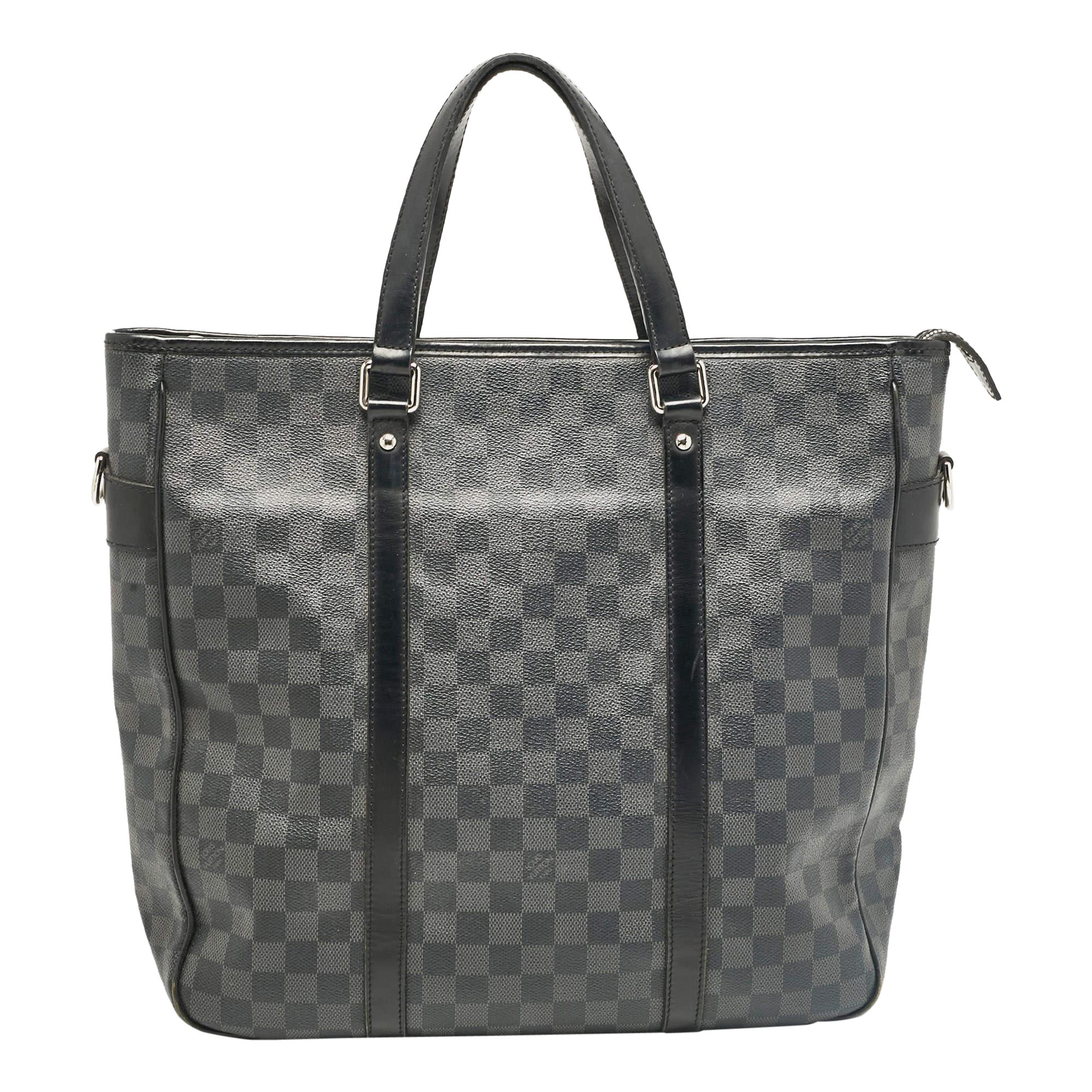 Louis Vuitton Damier Graphite Canvas Tadao Bag For Sale