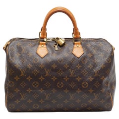 Louis Vuitton Monogram Canvas Speedy Bandouliere 35 Bag