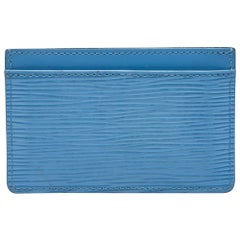 Tarjetero de piel Epi Bleuet Louis Vuitton