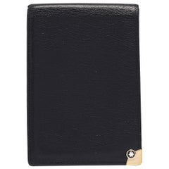 Montblanc Black Leather Meisterstuck Bifold Wallet