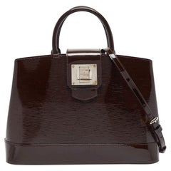 Louis Vuitton Borsa Mirabeau GM in pelle di Epi elettrica color prugna