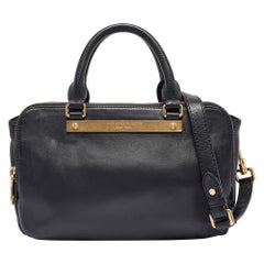 Marc by Marc Jacobs Black Leather Goodbye Columbus Satchel