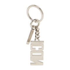 Dsquared2 Icon Logo Silver Tone Key Ring