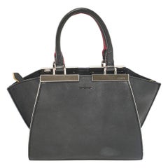 Fendi Black Leather Petite 3Jours Tote