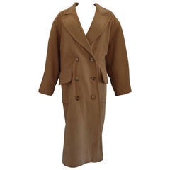 Hermes Paris Brown Cashmere Coat