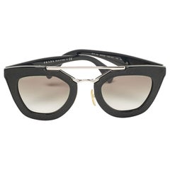 Prada Black Gradient SPR14S Cat Eye Sunglasses