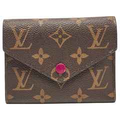 Louis Vuitton Aurore Monogram Canvas Victorine Compact Wallet