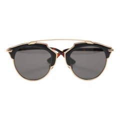 Dior Black P7PY1 So Real Metal Round Sunglasses