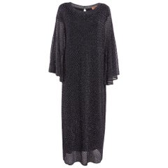 M Missoni Metallic Lurex Knit Kimono Dress M