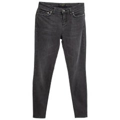 Dolce & Gabbana Grey Distressed Denim Jeans S Waist 26"