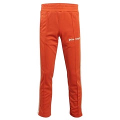Palm Angels Orange Jersey Classic Track Pants S