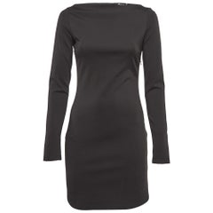 RED Valentino Black Jersey Cut-Out Mini Dress S