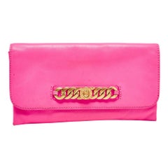 Embrague Katie de piel rosa neón Marc by Marc Jacobs